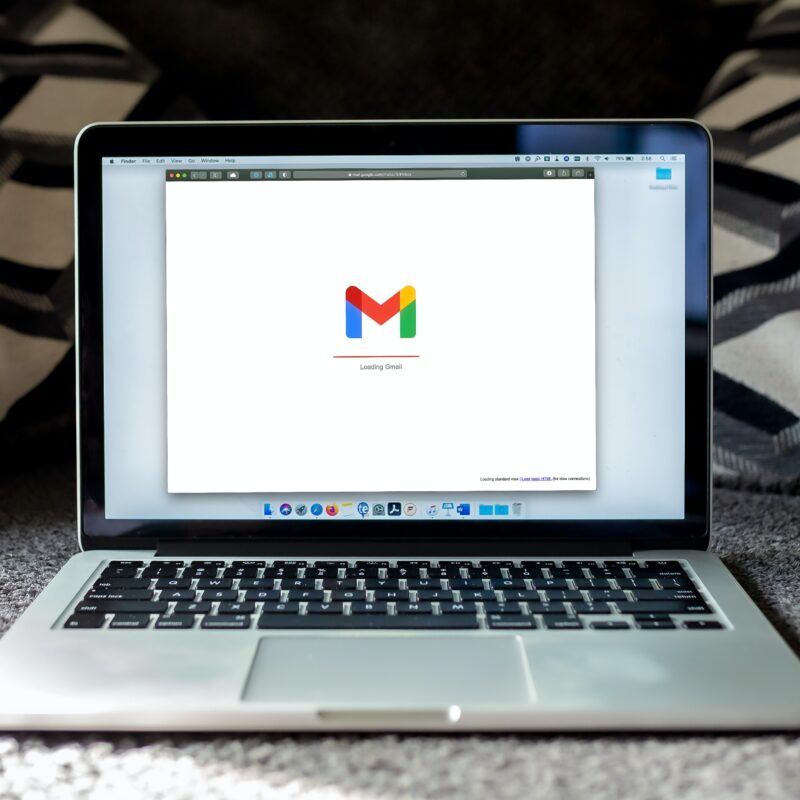 Image of an inbox on a laptop